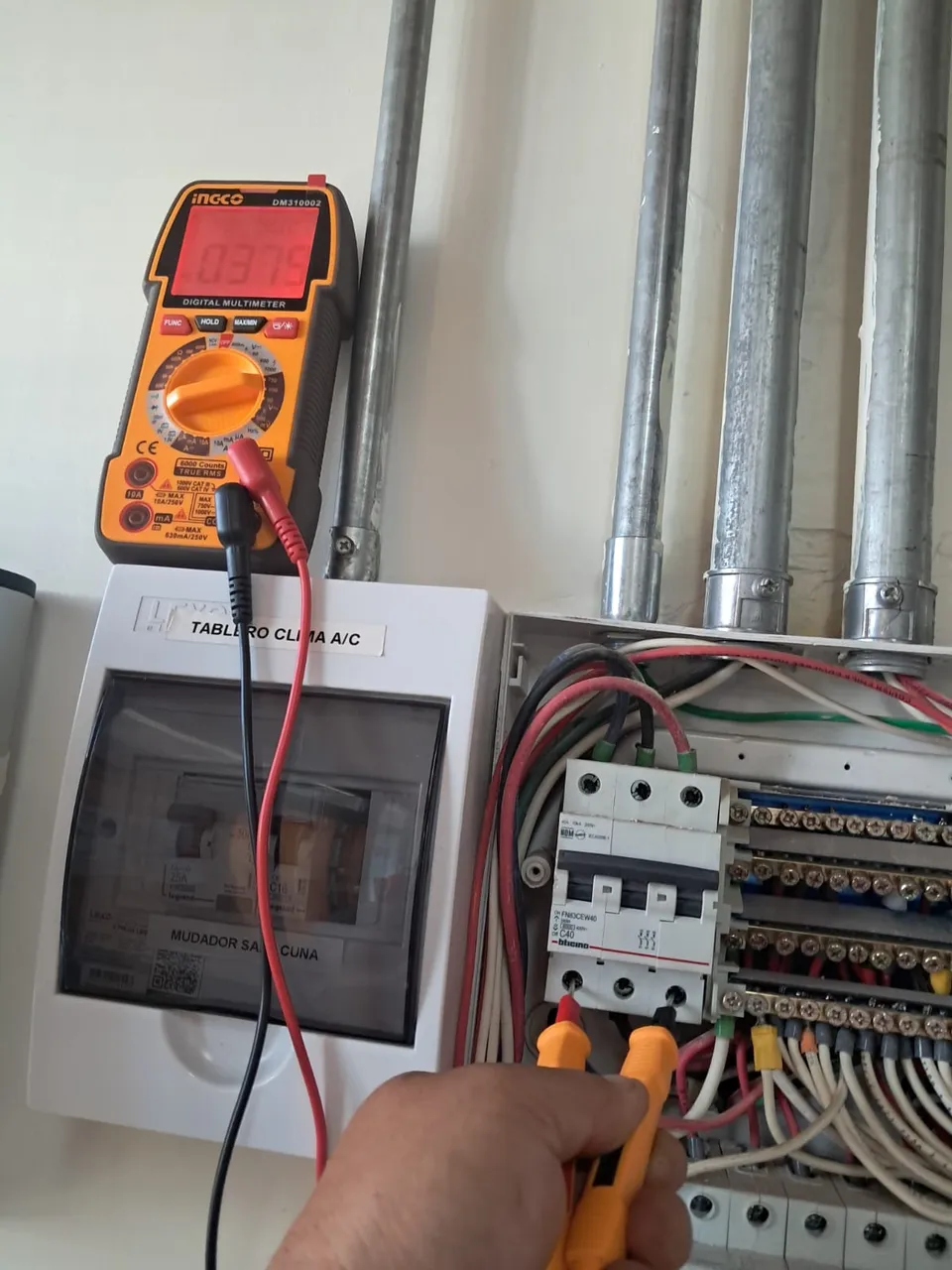 Diagnóstico de medidor eléctrico