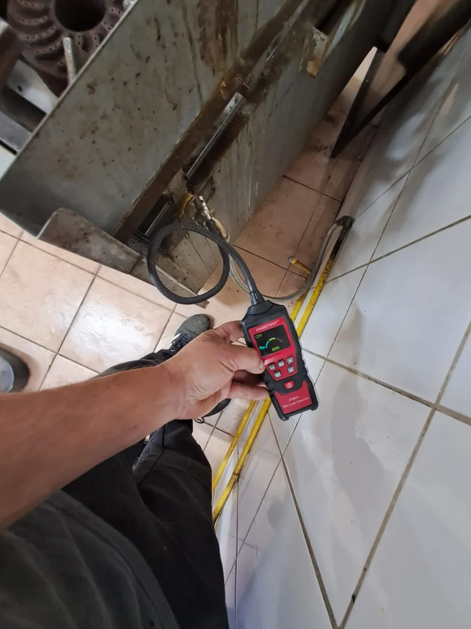 Detección de fugas de gas