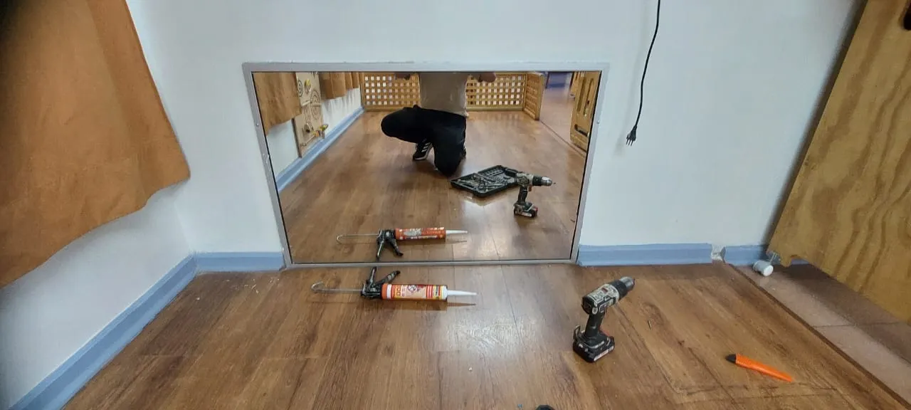 Instalación de piso de madera